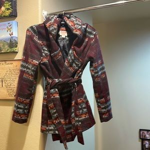 Mossimo Aztec pea coat